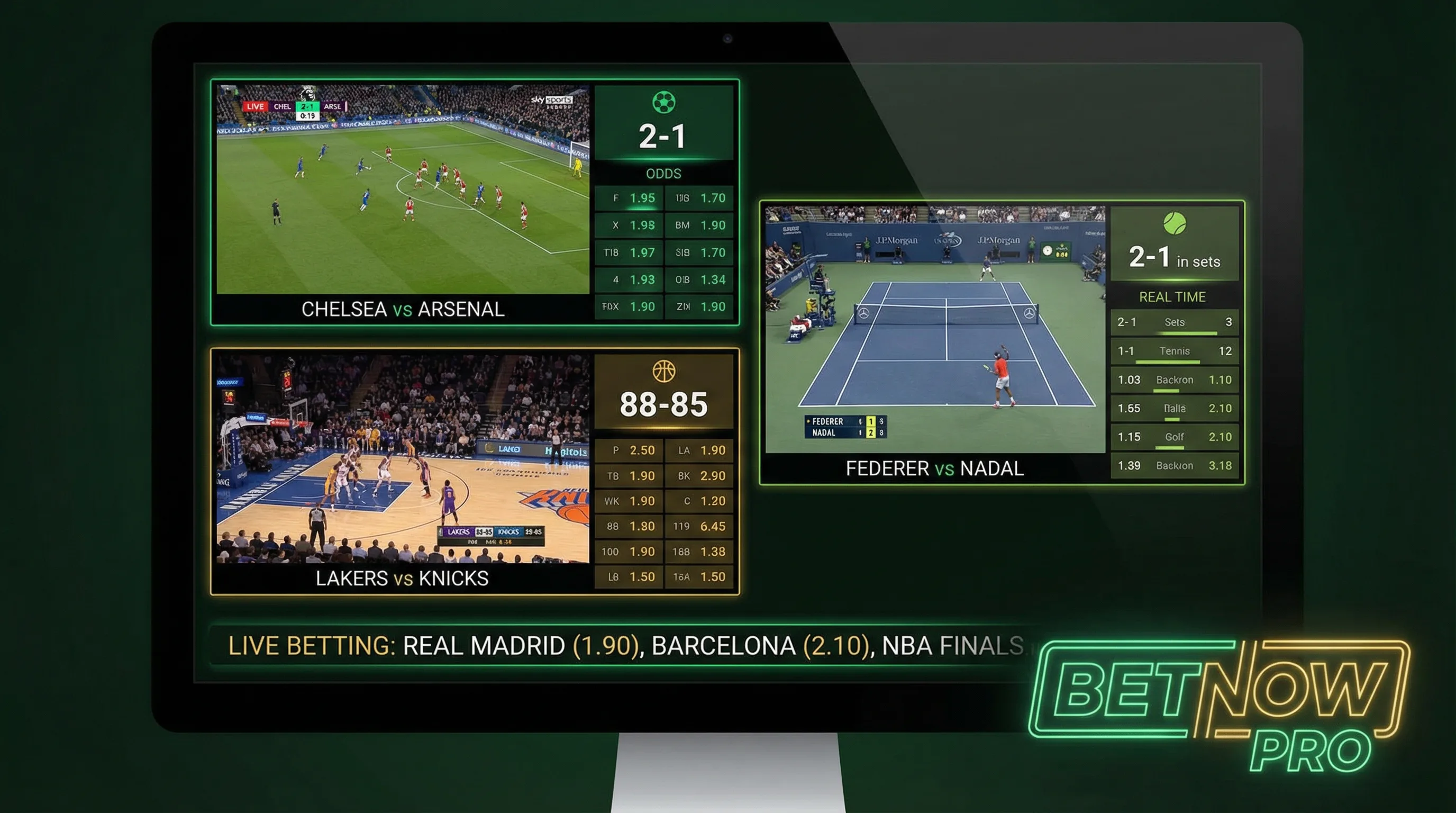 体育博彩实时赔率界面展示