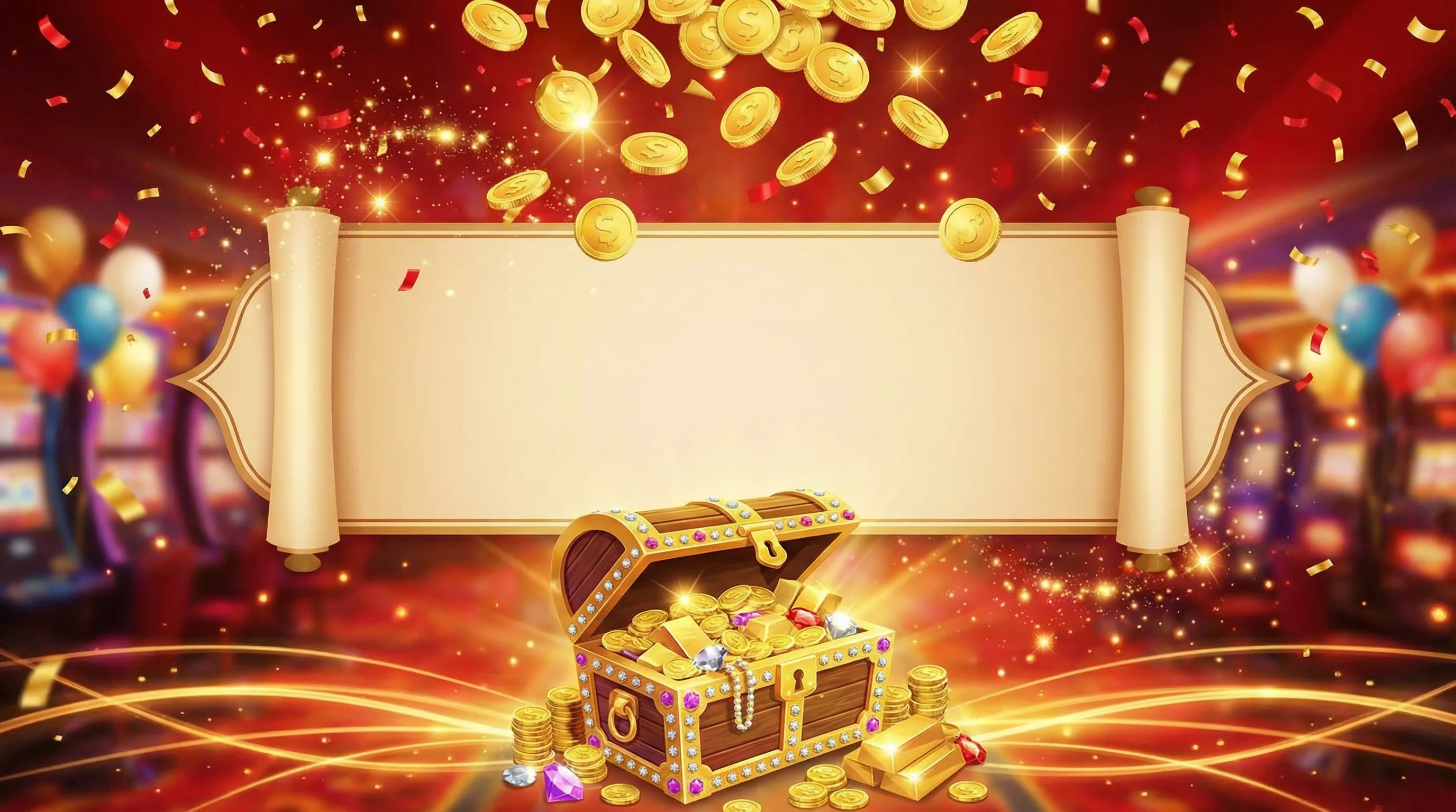 炸金花游戏首存充值优惠活动横幅